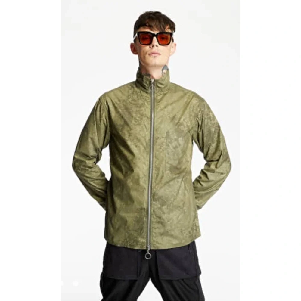 soulland Barney Camo Zip Up Jacket sz M NWOT Originally $375